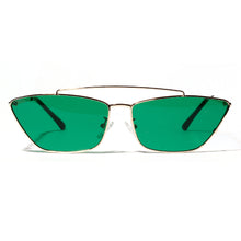 Load image into Gallery viewer, green cat eye sunglasses